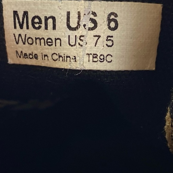 Vans flower print authentic sneaker womens 7.5 - Picture 6 of 6